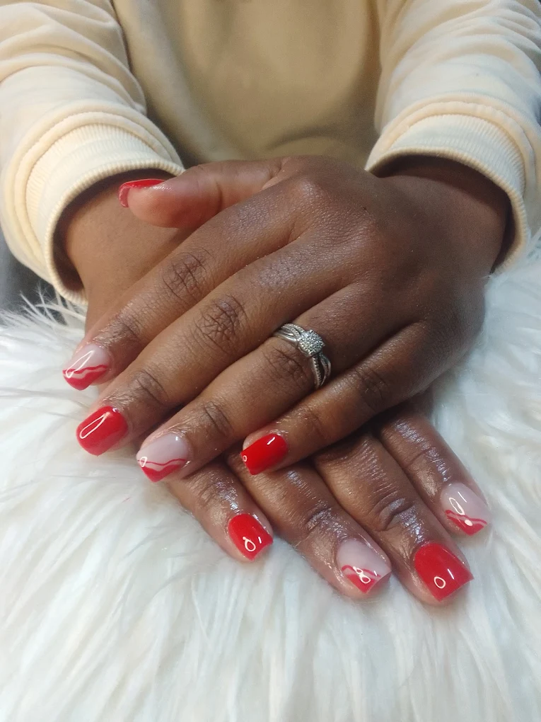 Vibrant Red Gel Nails
