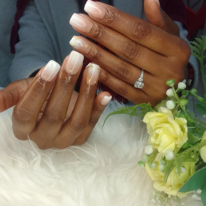 Beautiful Ombre French Tip Nails